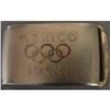 Image 1 : 1968 MEXICO OLIMPICS SILVER BUCKLE #2326297