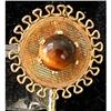 Image 1 : ANTIQUE 10 KARAT GOLD AND TIGAREYE STICKPIN #2326309