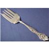 Image 1 : Art Nouveau VIOLET STERLING SERVING FORK #2326431