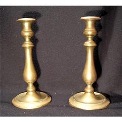 Antiques Pair of Candlesticks Bronze #2326894