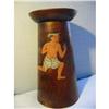 Image 1 : hand paint Japanese vase of wood ! #2326929