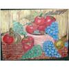 Image 1 : Fruit Still Life Oil Painting signed Sacchette #2327190