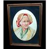 Image 1 : Watercolor Portrait Woman Signed Water Color #2327223