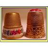 Image 1 : 2 THIMBLES W MINUTE PETITE POINT SEWING #2327247