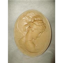 French Chalk Plaque Mythological Goddess Early #2338580