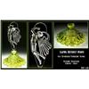 Image 1 : LEAPING BUTTERFLY NYMPH URANIUM GLASS PERFUME #2338810