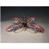 Image 1 : 14K YG Ruby Sapphire Diamond Butterfly Brooch #2339091