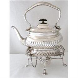 Picnic Kettle English c1900  Silver Plate #2339329