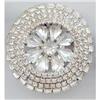 Image 1 : SALE Round Rhinestone Pin with Class #2348757