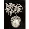 Image 1 : DAZZLE! DECO HUGE Rhinestone pendant watch #2348963