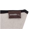 Image 4 : Hermes Grey Losange Silk Scarf