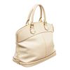 Image 3 : Louis Vuitton White Canvas Leather Lockit MM Satchel Bag