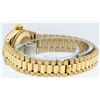 Image 7 : Rolex Ladies 18K Yellow Gold Champagne Diamond Datejust President Wristwatch