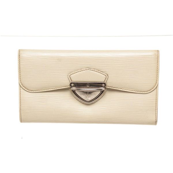 Louis Vuitton Cream Epi Leather Eugnie Wallet