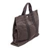 Image 2 : Hermes Black Gray Canvas Herline Bag GM Tote Bag