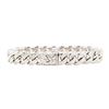 Image 2 : 10KT White Gold Fashion Cuban Link