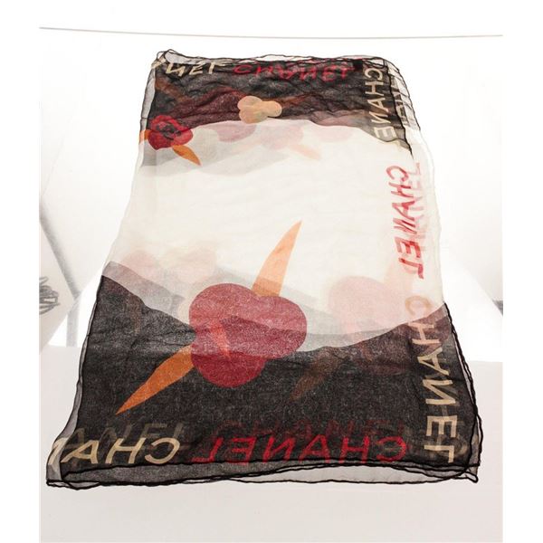 Chanel Multicolor silk Scarf