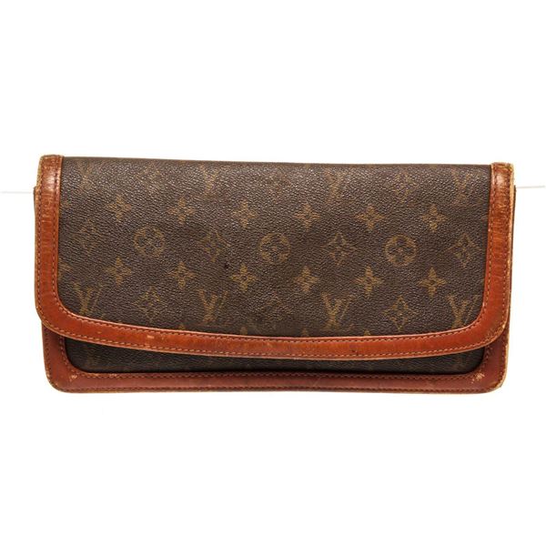 Louis Vuitton Brown Monogram Canvas Pochette Damme GM Clutch