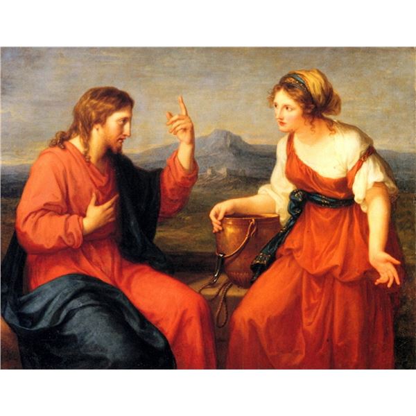 Angelica Kauffman - Christ and the Samaritan Woman