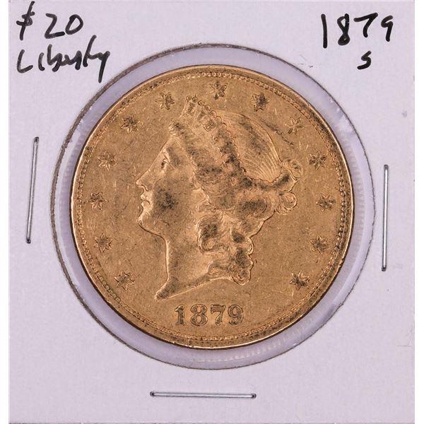 1879-S $20 Liberty Head Double Eagle Gold Coin