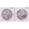 Image 1 : Lot of 2001 & 2004 $1 American Silver Eagle Coins