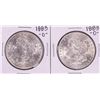 Image 1 : Lot of (2) 1883-O $1 Morgan Silver Dollar Coins