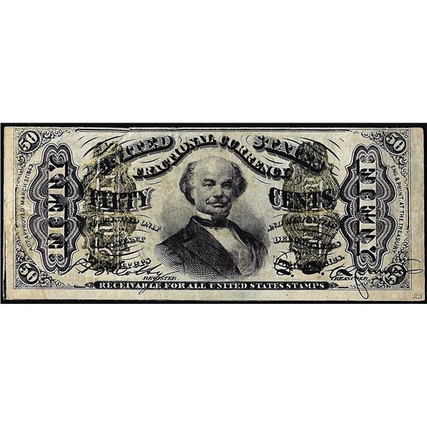 March 3, 1863 Third Issue Fifty Cents Fractional Currency Note