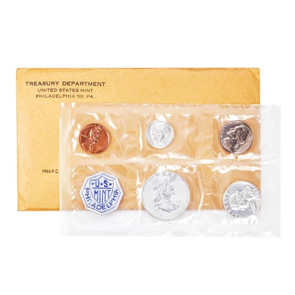 1962 (5) Coin Proof Set In Envelope