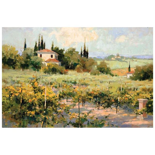 Marilyn Simandle "The Vineyard" Limited Edition Giclee On Canvas