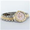Image 4 : Rolex Ladies Two Tone Pink MOP Diamond Datejust Wristwatch