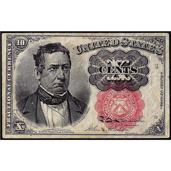 1874 Fifth Issue Ten Five Cents Fractional Currency Note