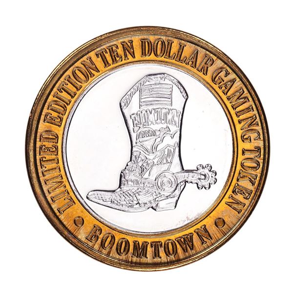 .999 Silver Boomtown Reno, NV $10 Casino Limited Edition Gaming Token