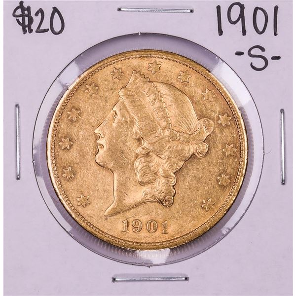 1901-S $20 Liberty Head Double Eagle Gold Coin