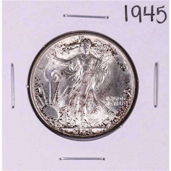 1945 Walking Liberty Half Dollar Coin