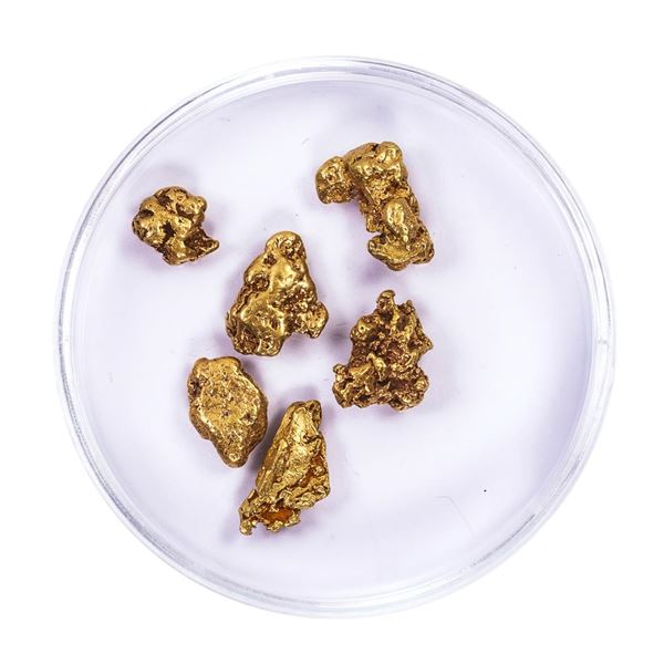 Lot of Gold Nuggets 6.27 Grams Total Weight