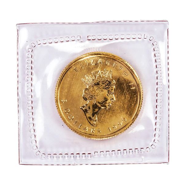 Sealed 1999 Canadian $5 Maple Leaf Gold Coin