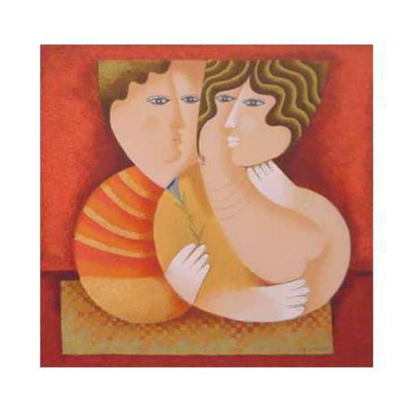 Samy Briss "L'Eternelle Histoire" Limited Edition Serigraph On Paper