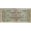 Image 2 : 1864 $20 Confederate States of America Note with Yarborouh House Advertisement