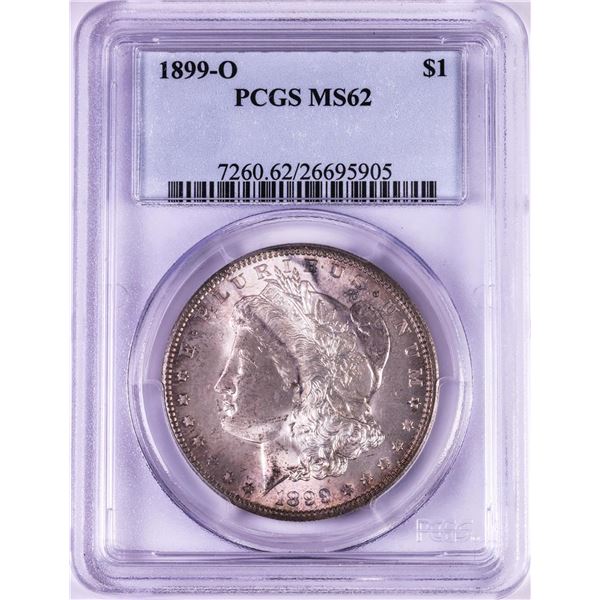 1899-O $1 Morgan Silver Dollar Coin PCGS MS62