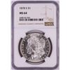 Image 1 : 1878-S $1 Morgan Silver Dollar Coin NGC MS64