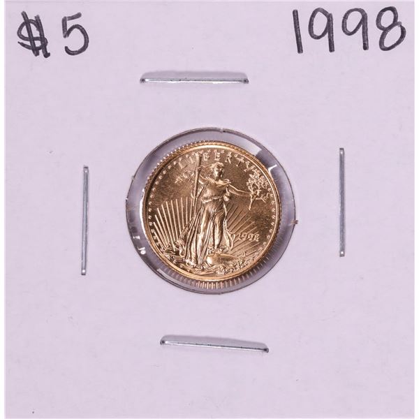 1998 $5 American Gold Eagle Coin