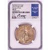 Image 1 : 2019-W $50 Burnished American Gold Eagle Coin NGC MS70 FDOI Moy Signature