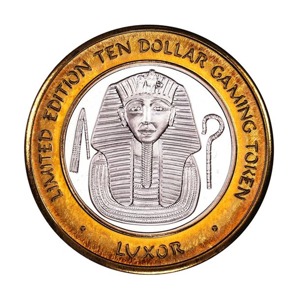 .999 Silver Luxor Las Vegas, NV Casino $10 Casino Limited Edition Gaming Token