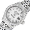 Image 2 : Rolex Ladies Stainless Steel White Diamond & Datejust Wristwatch