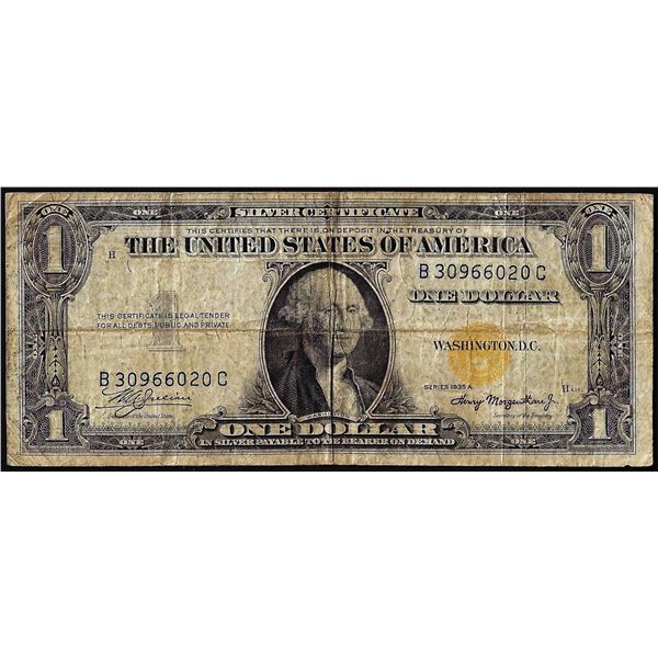 1935A $1 North Africa WWII Emergency Issue Silver Certificate Note