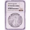 Image 1 : 2018-W $1 Proof American Silver Eagle Coin NGC PF70 Ultra Cameo