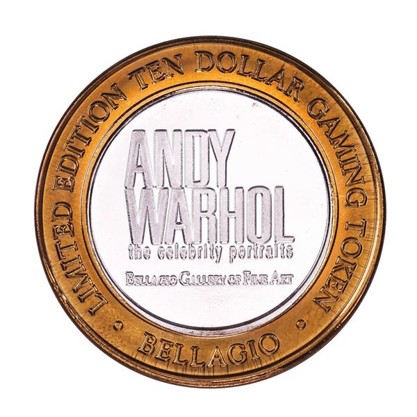 .999 Silver Bellagio Las Vegas, Nevada $10 Casino Limited Edition Gaming Token