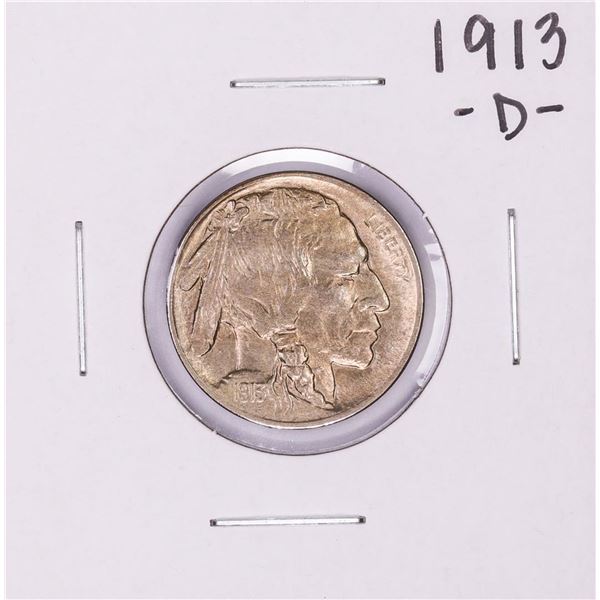 1913-D Type 2 Buffalo Nickel Coin