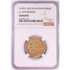 Image 1 : AH451-492 Ghaznavid Dinar A-1637 Ibrahim Gold Coin NGC Genuine