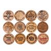 Image 2 : Lot of (12) Wooden Nickels